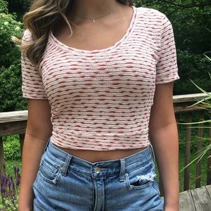 Forever 21 Patterned Crop Top